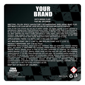 dot3 brake fluid 64 oz.