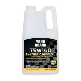 synthetic gear oil 75w 140 with limited slip friction modifier 96 oz.