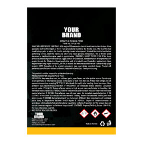 dpl8707 impact ai power foam 13oz label